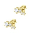 Shining CZ Crystal Silver Stud Earring STS-6241